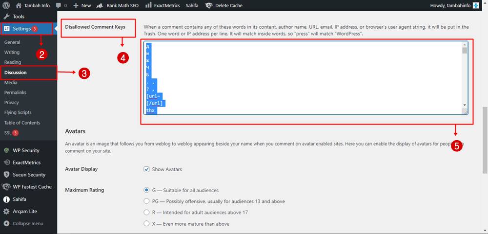 Cara Menghentikan Komentar SPAM di Wordpress2