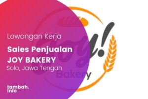 Lowongan Kerja JOY Bakery